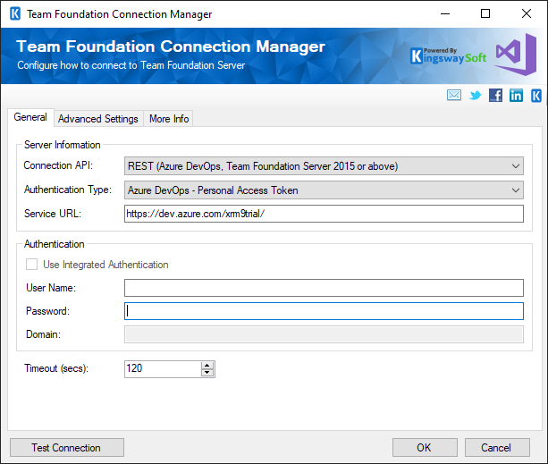 SSIS Integration Toolkit for TFS - TFS Connection Manager